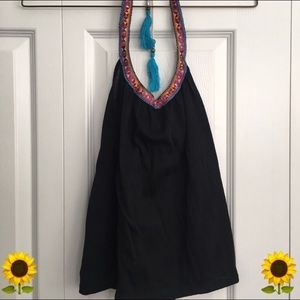 <donated> LA Hearts boho halter top